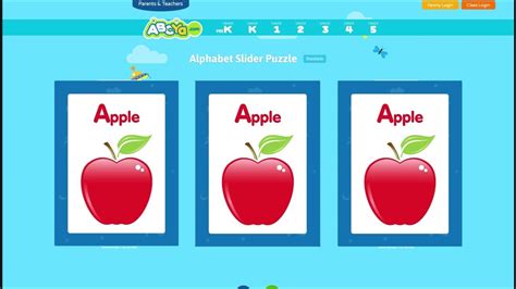 Alphabet Slider Puzzle .